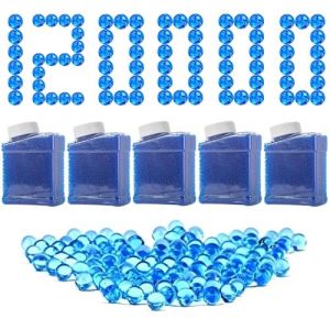 120 000 pièces Gel Blaster, Lot de 5 munitions pour Recharge de munitions Pistolet à Gel, balles en Gel de 7 à 8 mm, Blaster à Bille en Gel, Pistolet à Bille en Gel électrique (NITZCHE, neuf)