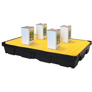 TAP FRANCE 0001040 Bac de R&eacute;tention en Pehd &agrave; Poser avec Caillebotis, 100 L, 1200 x 800 x 175 mm (TAP FRANCE, neuf)