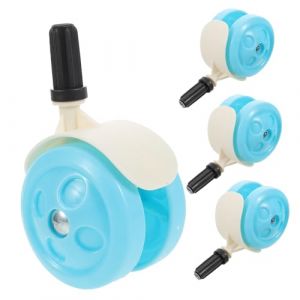 Healvian 4pièces Roues De Rechange Pour Déambulateur Détachées Pour Déambulateur Roulettes Pivotantes Plastique Pour Roues De Rechange Pour Chariot Roulettes Silencieuses Et Fluides Pour Us (Le Sengyu, neuf)