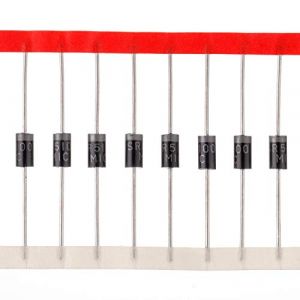 BOJACK SR5100 Diodes de redresseur à barrière Schottky 5A 100V DO-27 Diodes axiales de 5 ampères 100 volts (paquet de 20 pièces) (BOJACK, neuf)