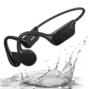 Casque Conduction Osseuse Natation, Bluetooth 5.4 Ecouteur Waterproof M&eacute;moire MP3 32G Int&eacute;gr&eacute;e, Lecteur MP3 &Eacute;tanche IPX8, &Eacute;couteur Conduction Osseuse Casque Running pour Natation,Surf, la Course Pied (QIPJAY LIMITED, neuf)
