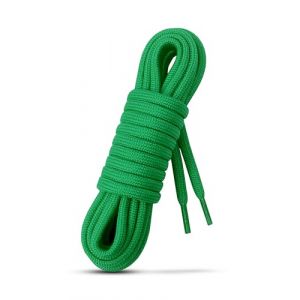 Laceter Lacets Ronds pour Bottes, Bottines - Lacet Résistants pour Chaussures de Sécurité ou de Travail, Chaussures de Randonnée, pour Timberland ou Dr Martens, Épaisseur 5 mm - Vert pastèque, 75 cm (Lace'ter, neuf)