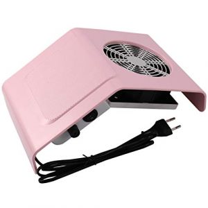 Geieold Nail Aspiration Collecteur de PoussièRe Ventilateur Aspirateur Manucure Machine Outils Art Manucure Salon Outils Rose EU Plug (kengfuoikemao, neuf)