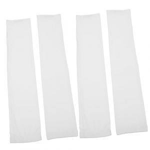 2 Paires Manches de protection solaire extérieure de protection solaire de sport manchette anti uv Manchettes anti-UV manches en soie glacée Manchons de bras blanche Beaupretty (lorianca, neuf)
