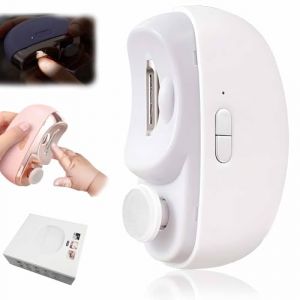 Coupe Ongle Electrique 2 En 1,Coupe Ongle Lime Electrique,Tondeuse &agrave; Ongles Portable Rechargeable Usb,Coupe Ongle &eacute;lectrique Avec Lumi&egrave;re Led,Pour Personnes &acirc;g&eacute;es,Enfants,Adultes (blanc) (SHENGZE, neuf)