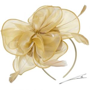 FackLOxc Serre-tête bibi pour femme, baptême, course à cheval, bal masqué, thé, mariage (XTYaa, neuf)
