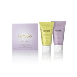 Le Coffret Eclat - Gommage visage 50ml & Masque Détox 50ml - Soins beauté pour retrouver l'éclat naturel de la peau - BIO - Naturel - Made in France (HUYGENS, neuf)