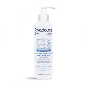 Rivadouce - Solution Nettoyante sans Rinçage 500ml - Permet d'espacer les toilettes des adultes alités ou à mobilité réduite - Visage et Corps - Parfum discret et agréable (Cocooncenter, neuf)