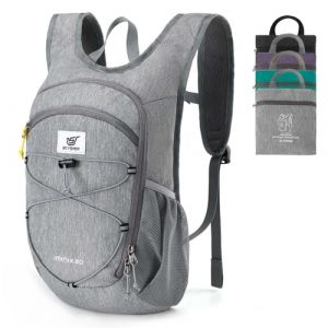 SKYSPER Sac &agrave; Dos Pliable Ultral&eacute;ger 15L Petit Sac &agrave; Dos de Voyage Sac &agrave; Dos de Randonn&eacute;e pour Les Voyages en Ville Sport Homme Femme (OUTHIKER Direct, neuf)