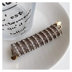 Elastique Cheveux Chouchous en résine for femmes, 1/3 pièces, corde à cheveux for ligne téléphonique, queue de cheval en cristal, bandeaux à haute élasticité, attaches for cheveux en résine, accessoir (shuliang789, neuf)