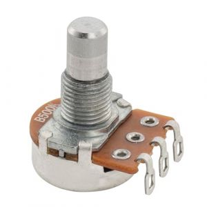 Alpha B500K Mini Potentiom&egrave;tre M&eacute;trique Solid Short Shaft 6,5mm Lin&eacute;aire Taper Pot pour Guitare &eacute;lectrique Basse (Musiclily Direct France, neuf)