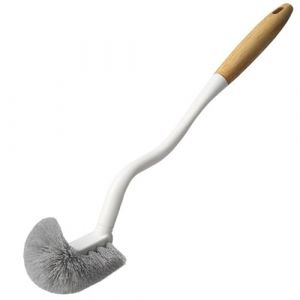 Brosse de Nettoyage pour Toilettes Brosse de Toilette Cuvette Toilette en Forme L pour Un Nettoyage Efficace avec Manche en Bois pour Toilettes à Manche Long 16x (JianShiXianDACHUNSHANGMAOYouXianGongSi, neuf)
