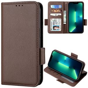 BELLA BEAR Coque pour Doro 8100/Doro 8200, Étui Portefeuille en Cuir à Rabat magnétique, Étui de béquille, Étui de Protection Antichoc pour Doro 8100/Doro 8200-Marron (BELLA BEAR, neuf)