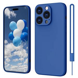 ElestBela Coque de protection en silicone pour iPhone 14 Pro Max Ultra fine avec microfibre - Protection int&eacute;grale anti-rayures - Pour iPhone 14 Pro Max 6,7" - Bleu roi (ElestBela  FR, neuf)