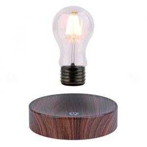 Ampoule flottante &agrave; l&eacute;vitation magn&eacute;tique, lampe &agrave; l&eacute;vitation rotative &agrave; LED, veilleuse d&eacute;corative pour la maison, la table (xin xin ran-eu, neuf)