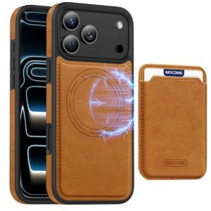 QIWEIQING &Eacute;tui Portefeuille Amovible 2 en 1 en Cuir pour iPhone 17 Pro 6.3", &Eacute;tui de Protection Portefeuille Magn&eacute;tique avec Support et Porte-Cartes Coque pour iPhone 17 Pro 6.3".Marron PDK (QIWEIQING, neuf)