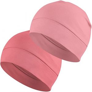 EINSKEY Bonnet de Nuit Homme Femme, 100% Coton L&eacute;ger Fin Skull Cap pour Sport, Chimio, Cancer, Sommeil, Casque Moto (YiPinGuan FR, neuf)