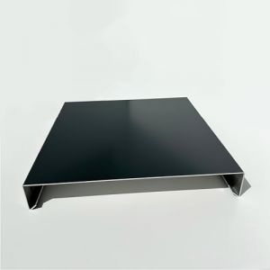 COUVERTINE/COUVRE-MUR - ACIER PRÉLAQUÉ 0,75 mm - GAMME 200 - POUR MURET, ACROTERE OU TOIT TERRASSE (1, RAL 7016 - GRIS ANTHRACITE, Longueur 1000 mm) (e-PLIAGESERVICE, neuf)
