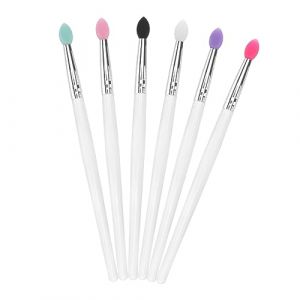 NULYLU 6pcs Grand Outil De Maquillage À Paupières En Silicone À Paillettes À Paillettes (couleur Mélangée) (Kopouy, neuf)