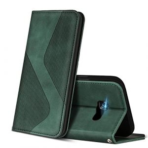 ZONNAVI Coque pour Samsung Galaxy A5 2017, Premium &Eacute;tui Housse en Cuir de Protection avec [Emplacements Cartes] [Magnetique], Clapet Folio Portefeuille pour Samsung A5 2017 (Vert) (ZONNAVI, neuf)