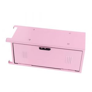 DEARMAMY Mini Casier M&eacute;tal Verrouillable pour Maquillage avec Cl&eacute;s Organisateur de Bureau Compact pour Cosm&eacute;tiques et Bijoux Rangement S&eacute;curis&eacute; pour Filles et Femmes Bo&icirc;te de Stockage (Liiane, neuf)