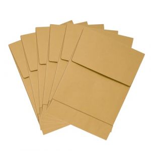 Emerson 25 enveloppes pochettes d'exp&eacute;dition DIN B5 marron 176 x 250 mm 120g enveloppes professionnelles rabat droit autocollantes sans fen&ecirc;tre enveloppes grand format lettre B5 (EMERSON SHOP, neuf)