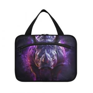 Linnyio Art De Marbre Violet Trousse de Toilette de Voyage Suspendue Maquillage,Grande Capacit&eacute; Pliable Rangement Sacs de Lavage pour Femmes Filles (Linnyio, neuf)