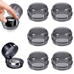 6pcs Couverture de Bouton pour Cuisinière,Protection Four,Protecteur Boutons de Four,Couverture de Bouton,Protections pour Cuisinière à Gaz,Couverture Bouton Cuisinière, Bloc Protection enfants (noir) (BOOSUO, neuf)