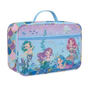 Clastyle Sac Isotherme Repas Enfant Sir&egrave;ne Lunch Bag Isotherme Filles Petit Sac Lunch Box pour L'&eacute;cole &Eacute;tudiant Pique-nique, Sir&egrave;nes Bleues (Changtian_Im&Ex, neuf)