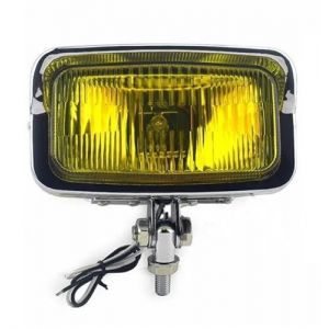 Phare Moto Phare De Moto Carr&eacute; Classique R&eacute;tro Double Phare Rectangulaire Phare De V&eacute;lo 1 Pi&egrave;ce Moto Phare (LEITINGBAIHUO, neuf)