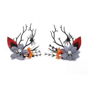 Watreketal Serre-t&ecirc;te t&ecirc;te de mort Jour de la mort - Accessoires de sc&egrave;ne - Pour r&eacute;unions de famille - Accessoire d'Halloween - D&eacute;coration de chambre - Bandeau d'Halloween pour adultes et enfants (SEAxie, neuf)