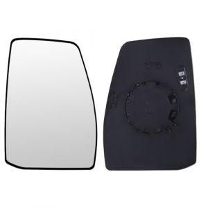 Mingke Verre de R&eacute;troviseur Droite Compatible avec Ford Transit Tourneo Custom 2012-2022 Glace Retroviseur Exterieur avec Chauffant et Plaque de Support (Wayne Base, neuf)