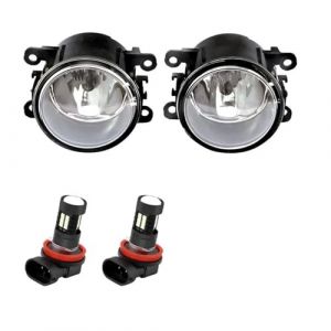 XEXJHQQ Voiture Antibrouillard Avant Pour Grand Pour Scenic Pour Captur Pour Clio IV Pour Kadjar Feux Antibrouillard LED Feu Brouillard Avant(LED fog lights) (caotangfalaile, neuf)