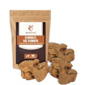 Wildfang® Lot de 3 Racines à mâcher pour Chien (Taille M) - Bois à mâcher Naturel en bruyère d'arbre - Jouet à mâcher Durable et sans éclats - Soin Dentaire et Emploi - Alternative au Bois de café (Wildfang Petshop, neuf)