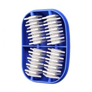 Masseur Anti-Cellulite Cellublue - Rouleau Palper Rouler Manuel à 4 Rouleaux & 144 Picots - Élimine Cellulite et Peau d'Orange - Drainage & Lissage Rapide en 21 Jours - Efficace tout le corps (KYRENA, neuf)