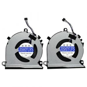 JISHIYUFS Nouveau CPU+GPU Ventilateur de Refroidissement pour HP Pavilion Gaming 15-EC 15-ec0013dx 15-ec0751ms 15-ec0054ax 15-ec0010nr 15-ec0075ax 15-ec0001ne 15-ec0001ne 16-A L77560-001 Fan (LEQIJUN, neuf)