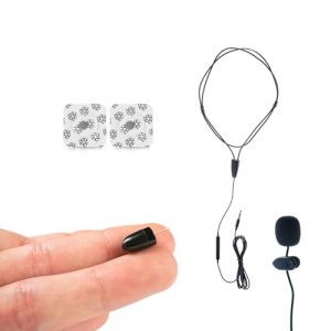 CooMax Oreillette Espion Invisible Casque sans Fil VIP Pro Microphone Examen - Micro &Eacute;couteur Espion Cach&eacute; Appels Mobiles dans l'oreille Tricher (Oreillette Espion VIP Pro UltraMini + Microphone) (PingaOculto, neuf)
