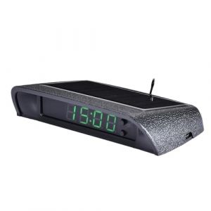 Horloge Solaire Tableau De Bord - Mini Affichage Lumineux Auto, I Lecture Claire Adh&eacute;sive, Gadget D&eacute;coratif Int&eacute;rieur Voiture Camionndicateur Heure Thermom&egrave;tre Int&eacute;gr&eacute;, | Accessoire &Eacute;lectronique Pour (Kunao, neuf)