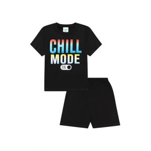 ThePyjamaFactory Chill Mode Court en Coton Pyjamas pour garçon (14-15 Ans) (ThePyjamaFactory, neuf)