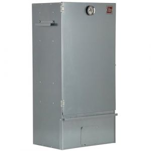 ITA Fumoir 7005 81x28x40 cm en Acier Inoxydable - Armoire de Fumage Premium avec Thermom&egrave;tre & Accessoires - R&eacute;sistant &agrave; la Corrosion, Durable - Fumoir pour Viande, Poisson, Fromage (ITA HOME AND GARDEN, neuf)