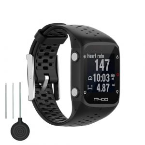 Bdsidy Bracelet Compatible avec Polar M430 /Polar M400 Band, Femme Sport R&eacute;glable Strap Silicone Bracelets de Remplacement Homme Watchband pour Polar M430 /Polar M400 Smartwatch Accessoires (Noir) (Dikoe, neuf)