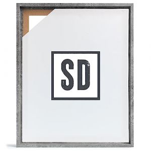 Stallmann Design Cadre à joint d'ombre pour châssis | 30x40 cm | Béton | MDF cadre pour toiles avec effet de profondeur | avec accessoires de montage | Cadre sans verre ni dos d'âne (Stallmann Design, neuf)