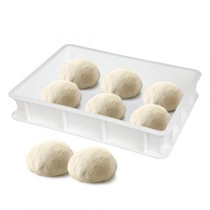 Pizzaballenbox – Boîte à Pizza Plastique – Bac à Pâton Pizza sans couvercle pour Fermentation et Stockage de la Pâte (40×30×10 cm) (TUDOTOMA INVEST S.R.L., neuf)
