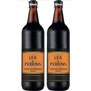 Lea & Perrins Worcestershire Sauce Lot de 2 x 568 ml (Azala Group, neuf)