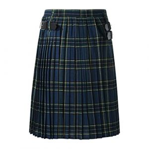 Générique Kilt Ecossais Homme Taille élastique, avec Doublure en Maille, Cordon de Serrage réglable, Respirant, à séchage Rapide, Noir, Blanc, Vert, Gris, Kilt écossais pour Hommes (tisnmiex, neuf)