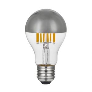 Ampoule LED A60 E27 Calotte Argentée 7 W 660 lm – 2700 K – Intensité Réglable & Éclairage Indirect (Lumiere-et-deco, neuf)