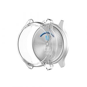 Tyogeephy 2 Pi&egrave;ces Protection &Eacute;cran pour Garmin VivoMove Trend, vivomove Luxe, vivomove Style Protection Coque,HD Protection Compl&egrave;te Slim Antichoc Souple TPU Protecteur pour VivoMove Trend Coque (BETTYCHEN LIMITED, neuf)