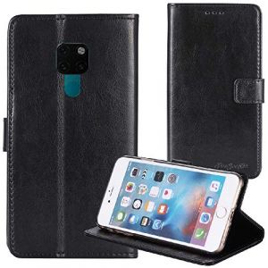 TienJueShi Noir Flip Retro Support &agrave; Rabat Cuir Housse Coque pour Ordissimo LeNumero2 6.3 inch &Eacute;tui Cas Couverture Protecteur Case Portefeuille Cover (TienJueShiuk, neuf)