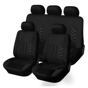 JCPDN Voiture Ensembles Housses Si&egrave;ge pour Renault Kangoo (I, II) 1997-2015 2016 2017 2018 2019,Confortable Respirant Imperm&eacute;able Non Slip Couvre Sieges Interieur Accessoires,Black-5-SEAT (Uinctd, neuf)