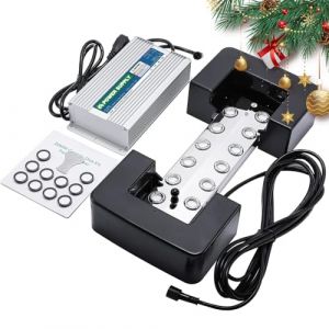 Mxmoonant 8.4L/HFabricant de Brouillard 12 têtes Brumisateur à ultrasons avec Une bouée et Une Alimentation de 400 W pour l'horticulture Paysage Magique Ambiance de préservation des légumes (Mxmoonant Store, neuf)